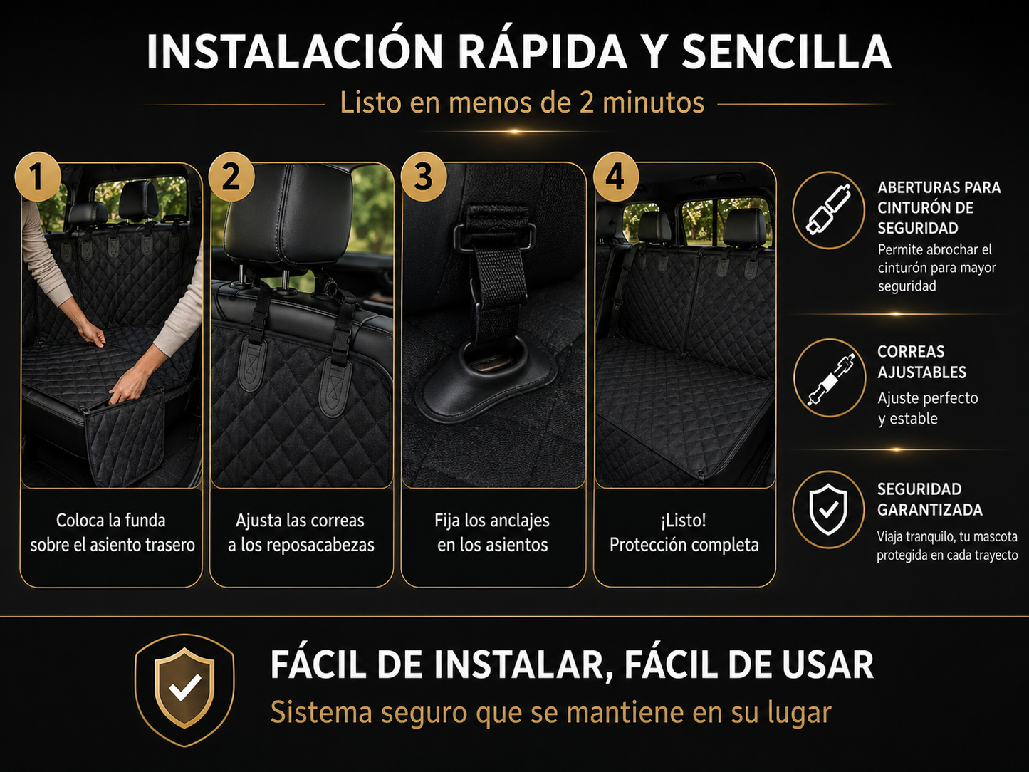Funda Impermeable Premium para Mascotas y Niños en el Coche