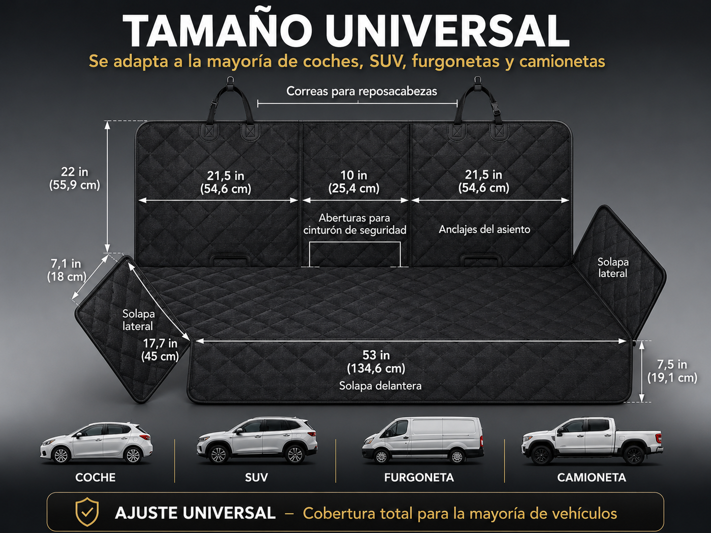 Funda Impermeable Premium para Mascotas y Niños en el Coche