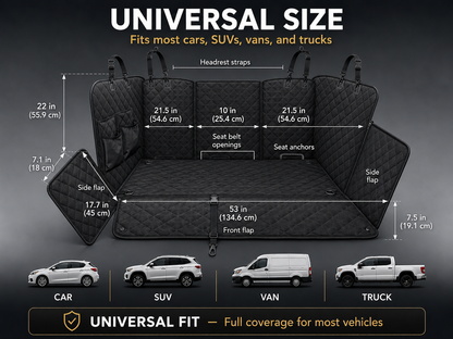 Premium Waterproof Car Seat Cover for Pets & Kids
