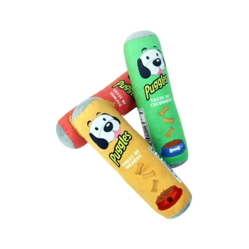 Simulated Beer Bottle Plush Dog Toy with Squeaky BB Sound Interactive Bite Resistant Pet Toy for Teeth Cleaning And Molar Relief