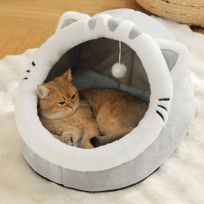 Four Season Universal Cat Bed Cat House Soft And Comfortable Pet Bed Puppy Sleeping Bag Pet Supplies Tent Habitats Basket House