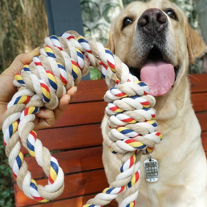 45CM Pets Toys Bite Molar Tooth rope dog toy for large dogs rottweiler dog toys Golden Retriever Chewing Teeth big Toys WF1015